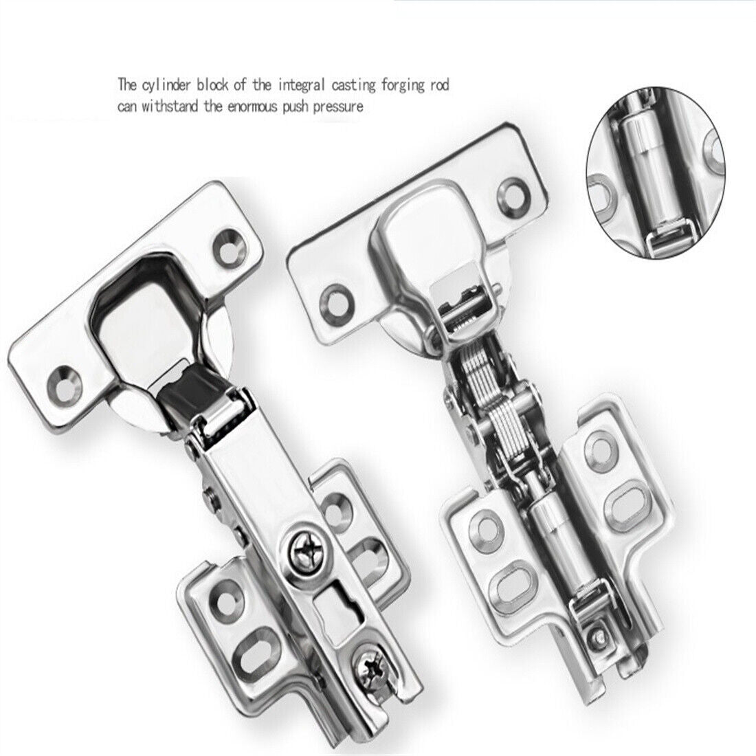 20PCS SOFT CLOSE 35mm KITCHEN CABINET CUPBOARD STANDARD DOOR HINGES NEW