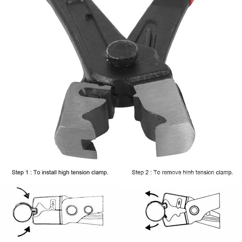 130x Single Ear Hose Clamps Assorted Stainless Steel O Fuel Pipe Clip Hose Plier