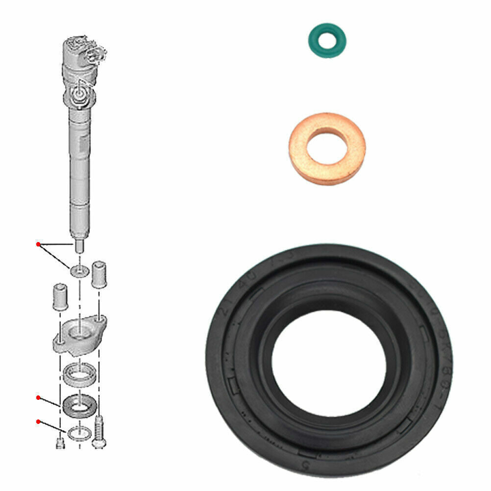 INJECTOR SEAL KIT INJECTOR CLAMP BOLTS FOR FORD TRANSIT MK7 2.2 TDCi