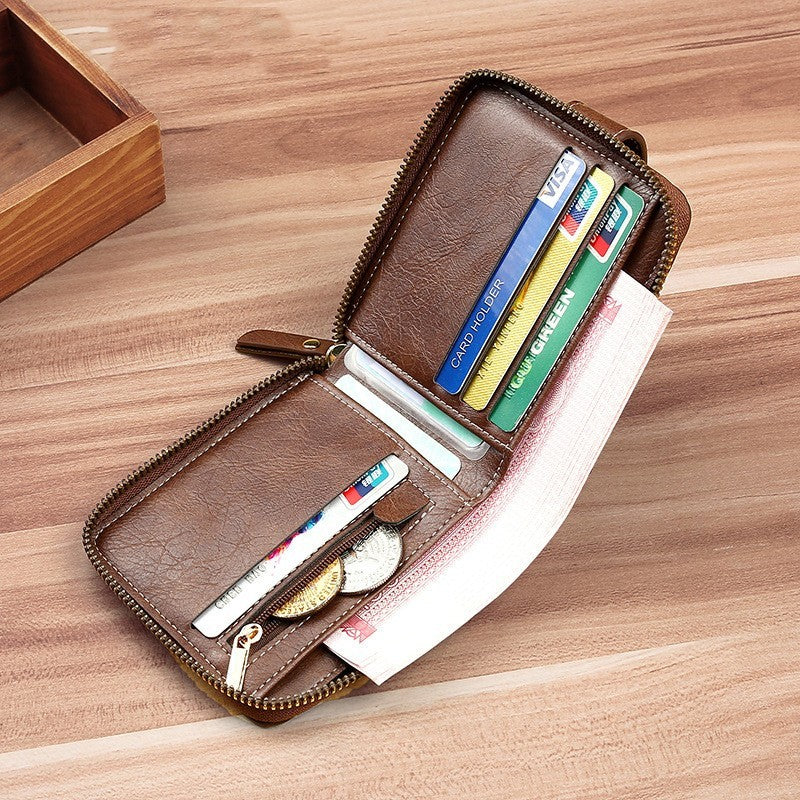 Men's Wallet Short Style European And American Fashion