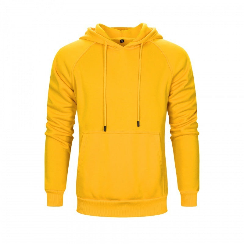 Men's Solid Color Hoodie Hip-hop Street Clothing Coat