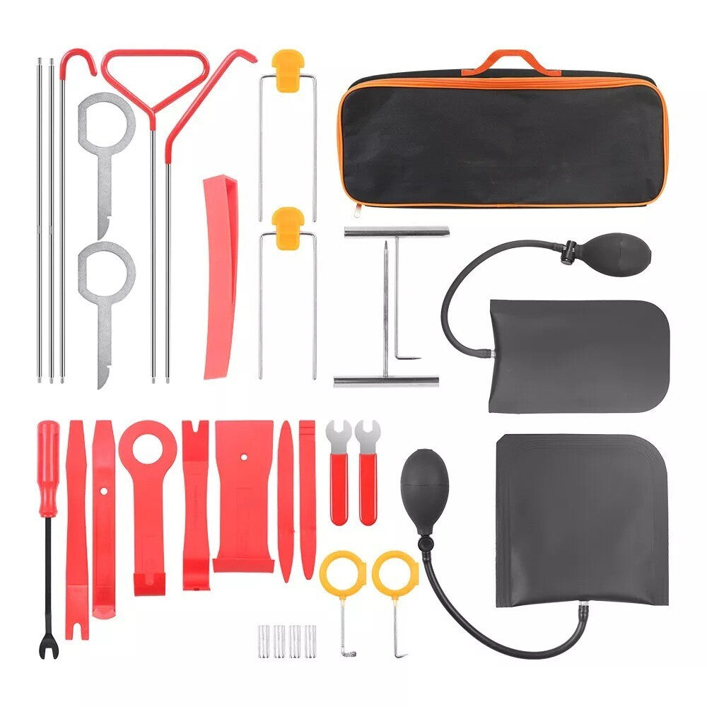 31Pcs Professional Auto Tool Window-Car Door Lock Out Universal Kits Emergency