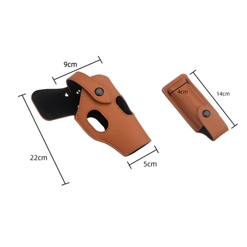 Tactical Concealed Gun Holster Military Leather Underarm Gun Shoulder Bag Hunting Hidden Holster