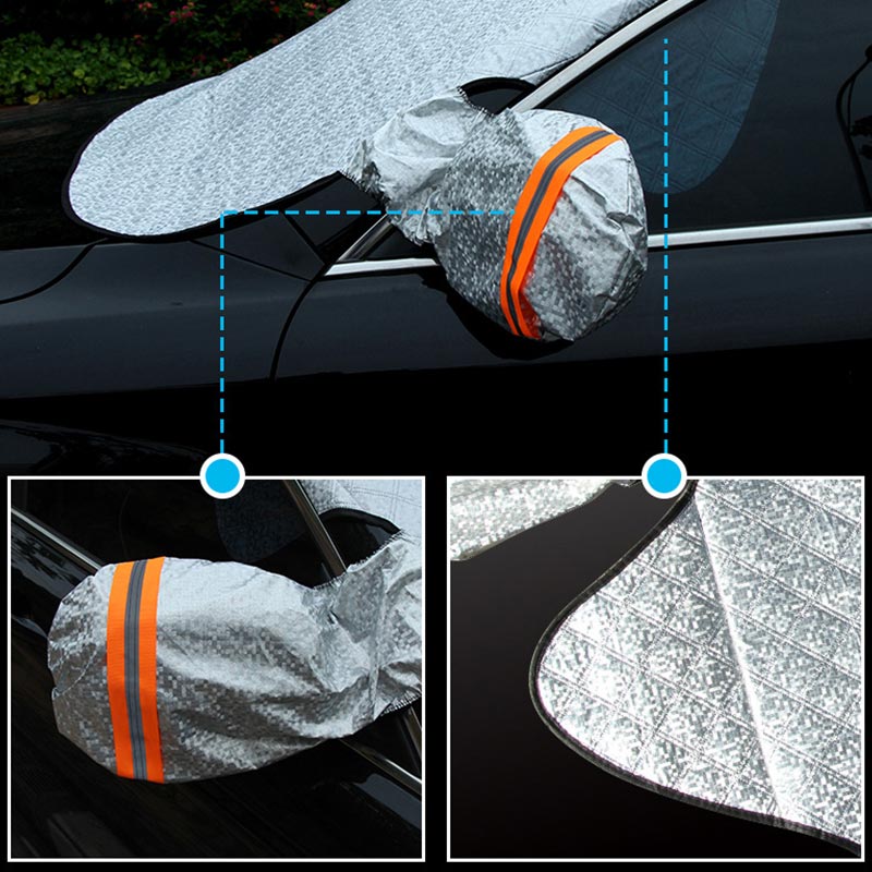 Car Snow Block Front Windshield Cover Anti-Frost Anti-Freeze Sunshade Shade Winter Snow Block Auto Supplies Sunshade