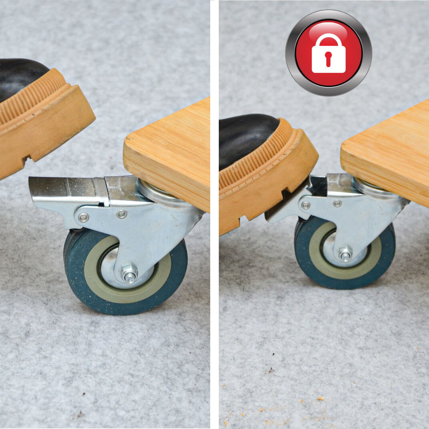 Transportrollen Set Of Wheels Suitable for Tool Box