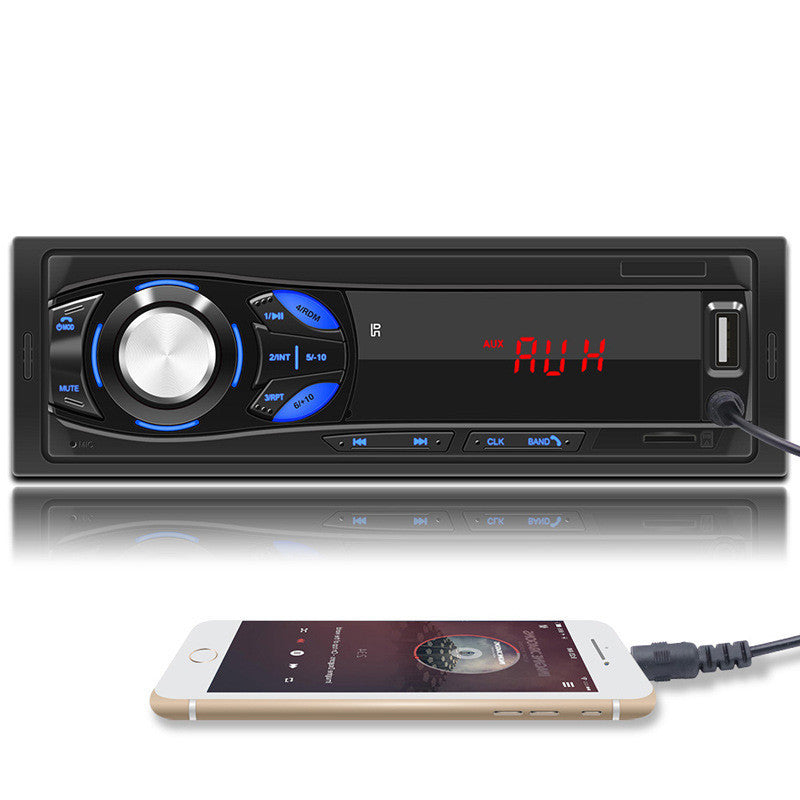 Single-Din Bluetooth Digital Tube Display