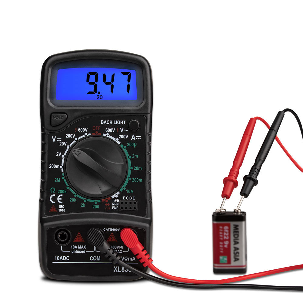 Multimeter Red XL830L Handheld Digital Multimeter Universal Meter