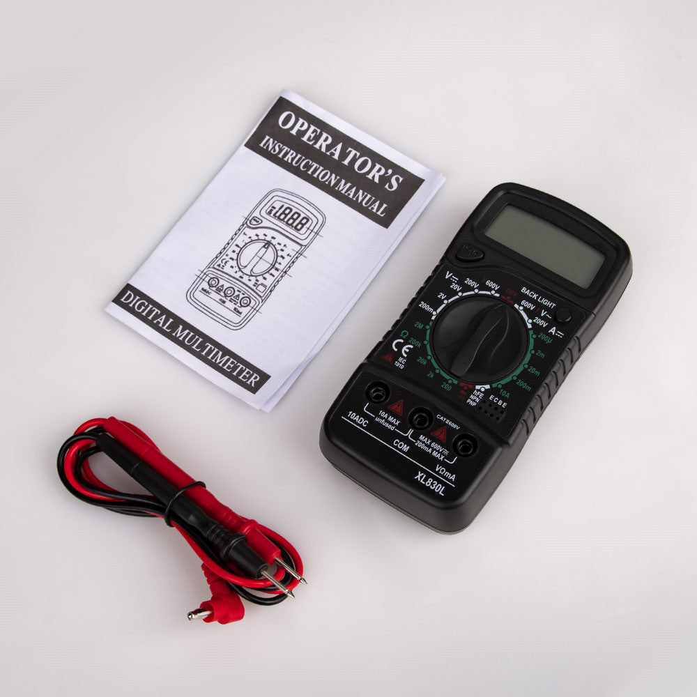 Multimeter Red XL830L Handheld Digital Multimeter Universal Meter