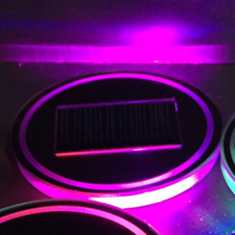 Solar Powered LED Cup Mats