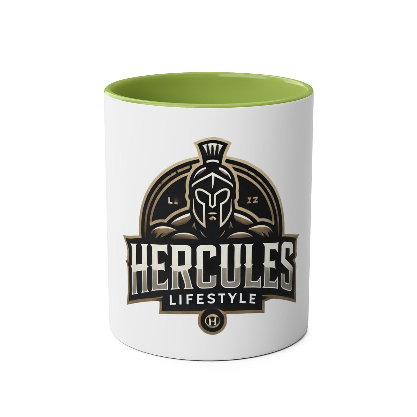 Hercules Two-Tone Coffee Mugs, 11oz