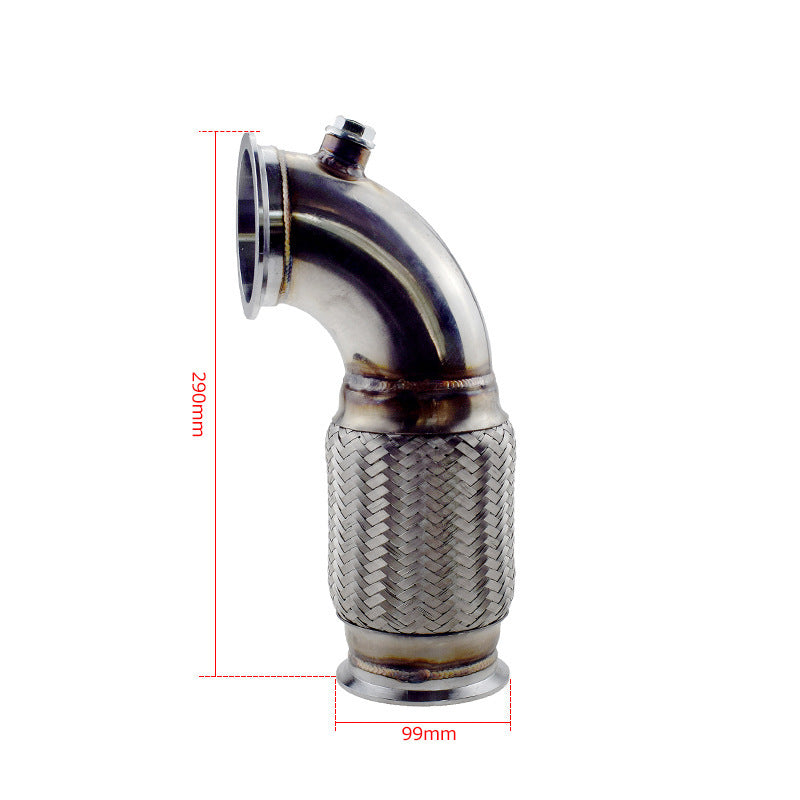 Double Layer Braided Bellows Oxygen Sensor Interface