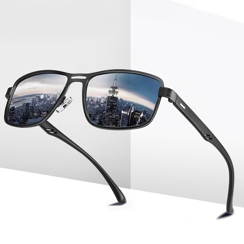 Retro Square Frame Men's Sunglasses