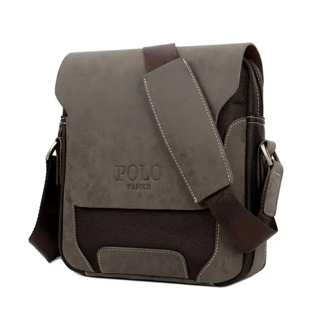 Designer Men's Messenger Bags PU Leather Oxford Vintage Mens  Crossbody Bag