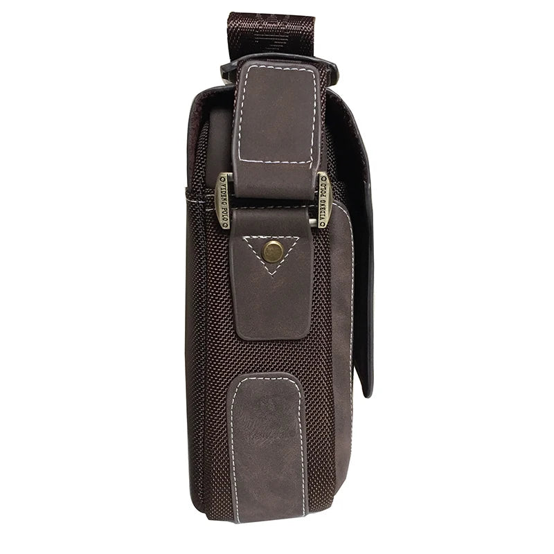 Designer Men's Messenger Bags PU Leather Oxford Vintage Mens  Crossbody Bag