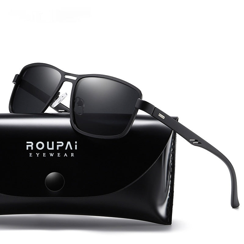 Retro Square Frame Men's Sunglasses