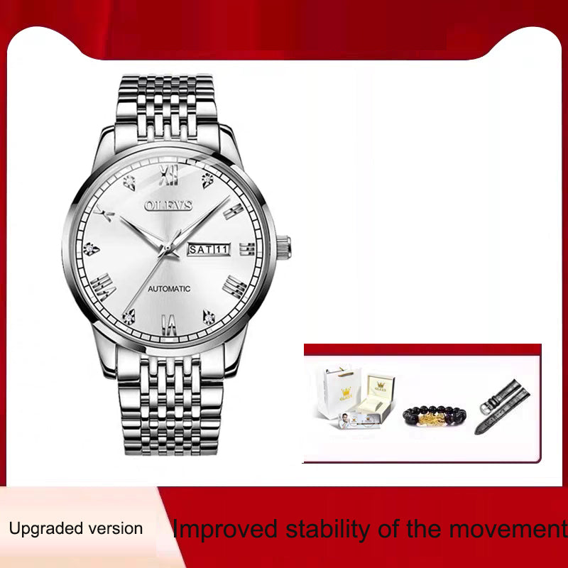 Men's Watch Men's Mechanical Watch Fully Automatic Simple Night Light Watch