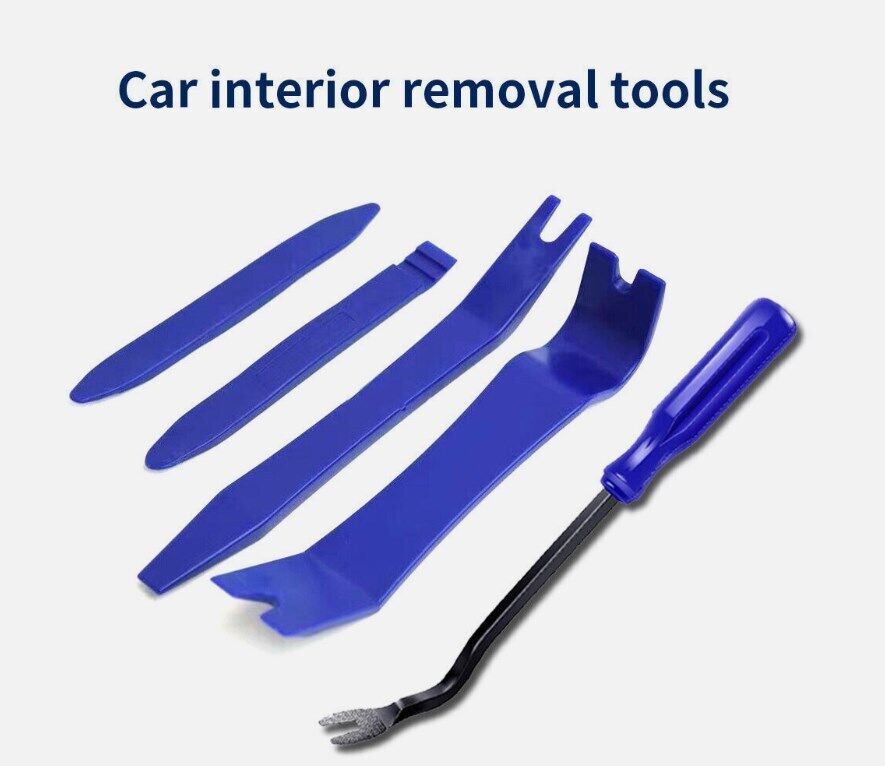 5Pcs Car Trim Removal Tool Set Door Panel Fastener Auto Dashboard Plastic Kit UK