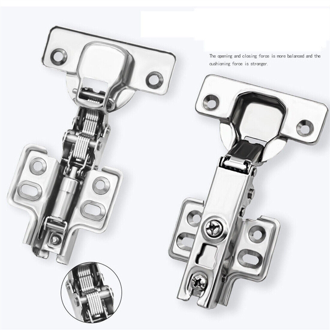 20PCS SOFT CLOSE 35mm KITCHEN CABINET CUPBOARD STANDARD DOOR HINGES NEW