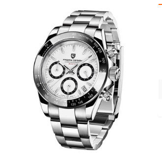 Pagani design multi functional fine steel waterproof calendar men''s quartz watch 1644