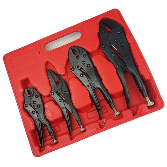 4-piece vigorous pliers set molegrips vicegrips