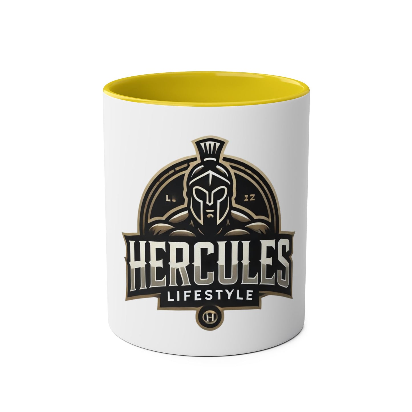Hercules Two-Tone Coffee Mugs, 11oz
