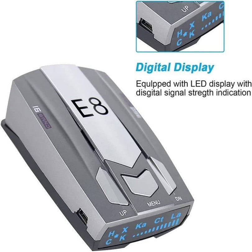 E8 Automobile Flow Speed Measuring Electronic Dog , Radar Speed Camera Detector