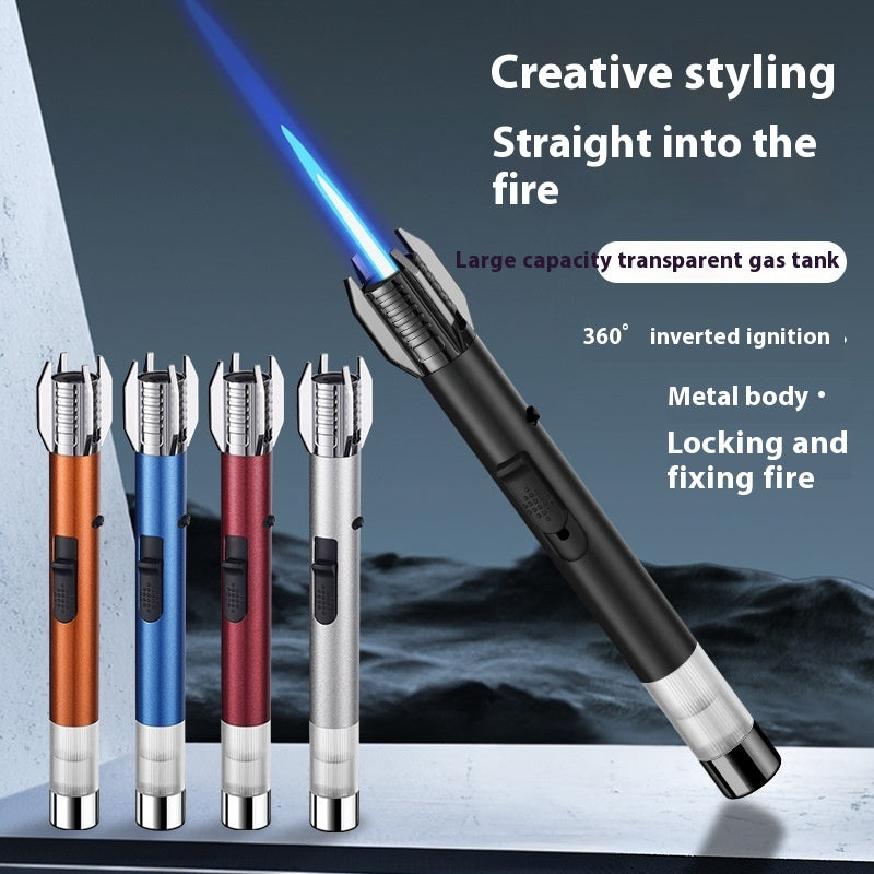 Light Sword High Temperature Straight Blue Flame Gun Gas Lighters