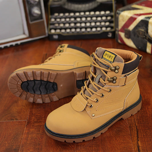 Work Boots High Top Durable Shoes