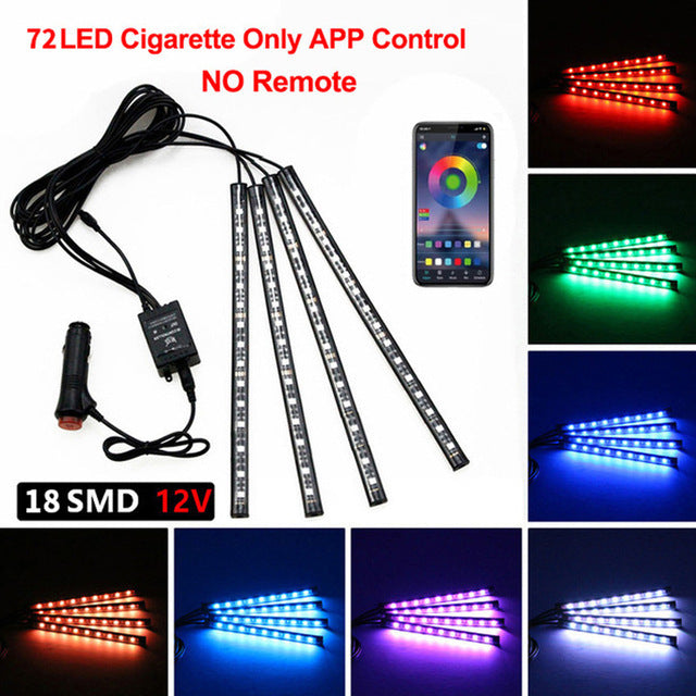 Remote Control With Voice Control RGB Music Light One For Four Atmosphere