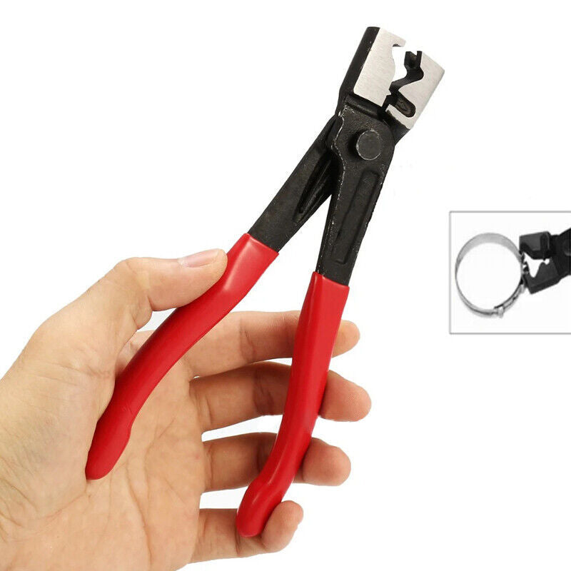 130x Single Ear Hose Clamps Assorted Stainless Steel O Fuel Pipe Clip Hose Plier