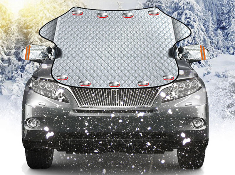 Car Snow Block Front Windshield Cover Anti-Frost Anti-Freeze Sunshade Shade Winter Snow Block Auto Supplies Sunshade