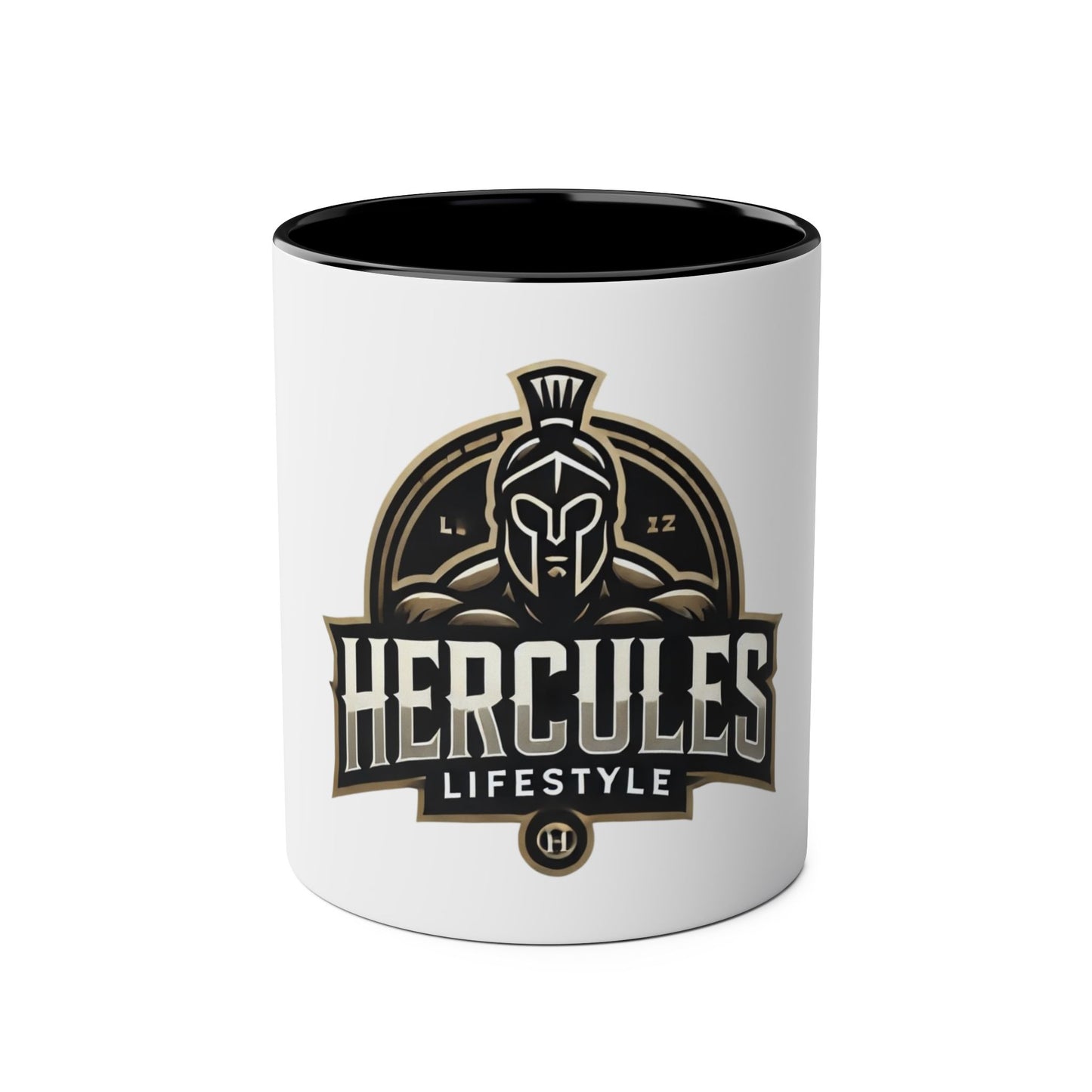Hercules Two-Tone Coffee Mugs, 11oz