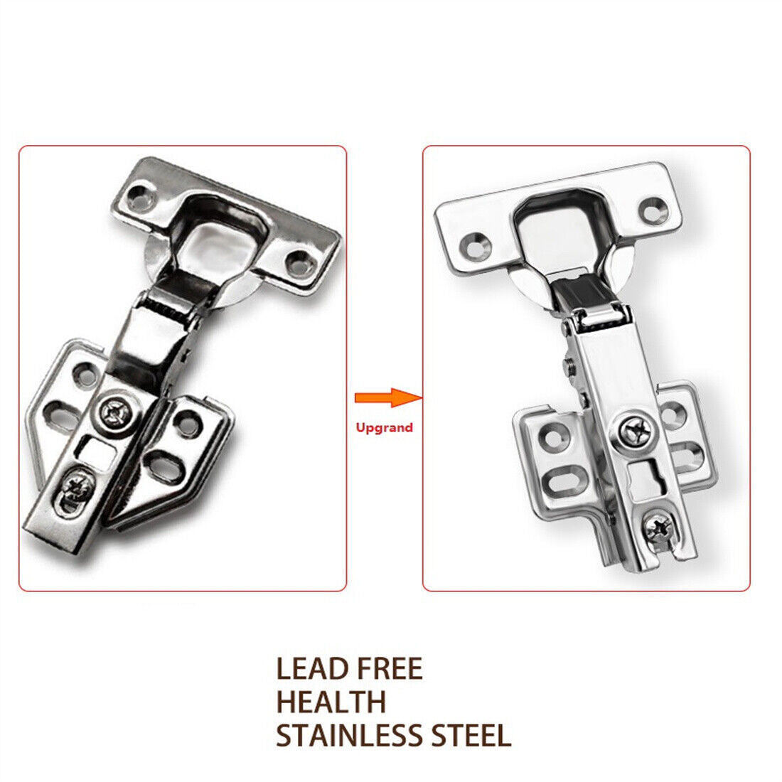 20PCS SOFT CLOSE 35mm KITCHEN CABINET CUPBOARD STANDARD DOOR HINGES NEW