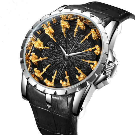 Twelve Round Table Knight Watch Mechanical Men's Watch