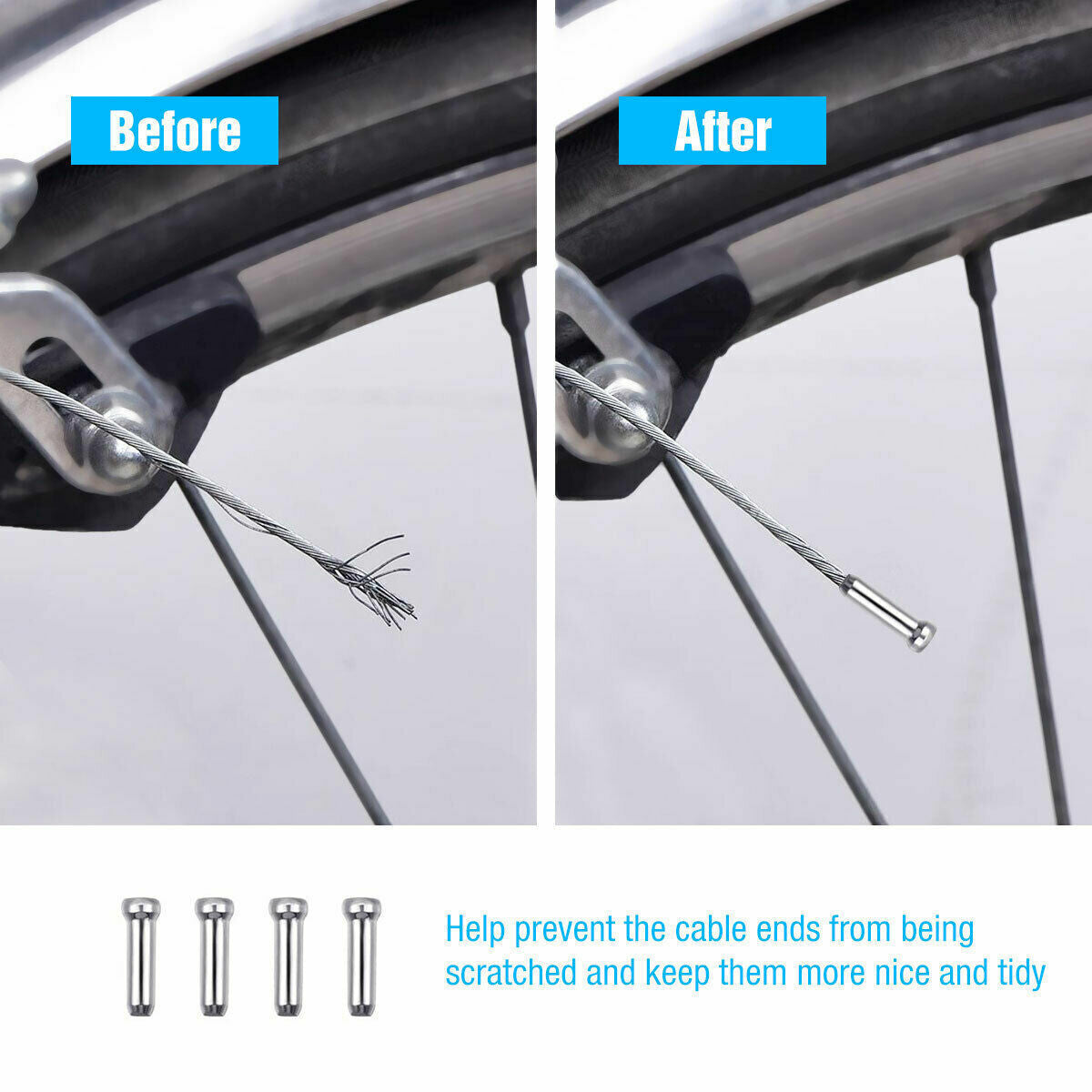 Bicycle Cable Brake Set Gear Universal Mountain Road Bike Repair Cable Hose Kit