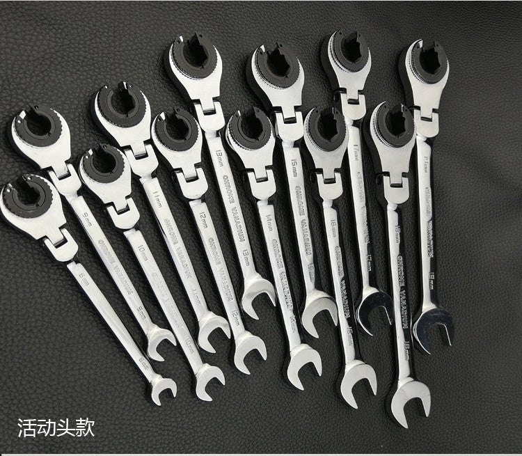 Oil pipe ratchet wrench
