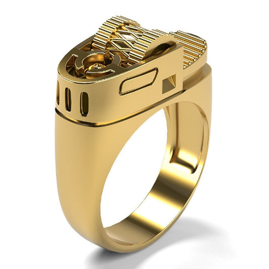 New Jewelry European And American Style Lighter Ring Personalized Ring