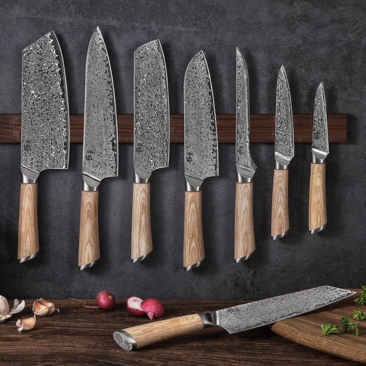 67-layer steel V gold 10 Damascus kitchen knife chef Knives Gyuto Santoku Cleaver Paring Steak Slicing Utility