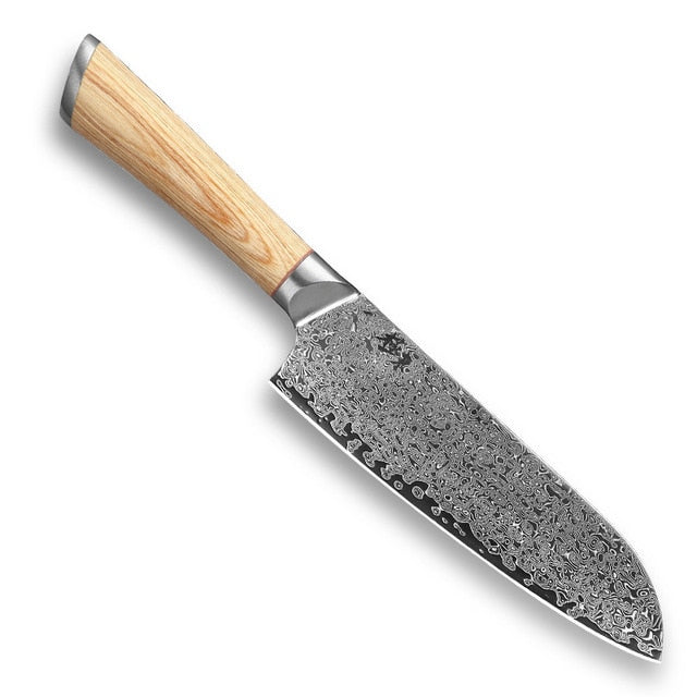 67-layer steel V gold 10 Damascus kitchen knife chef Knives Gyuto Santoku Cleaver Paring Steak Slicing Utility