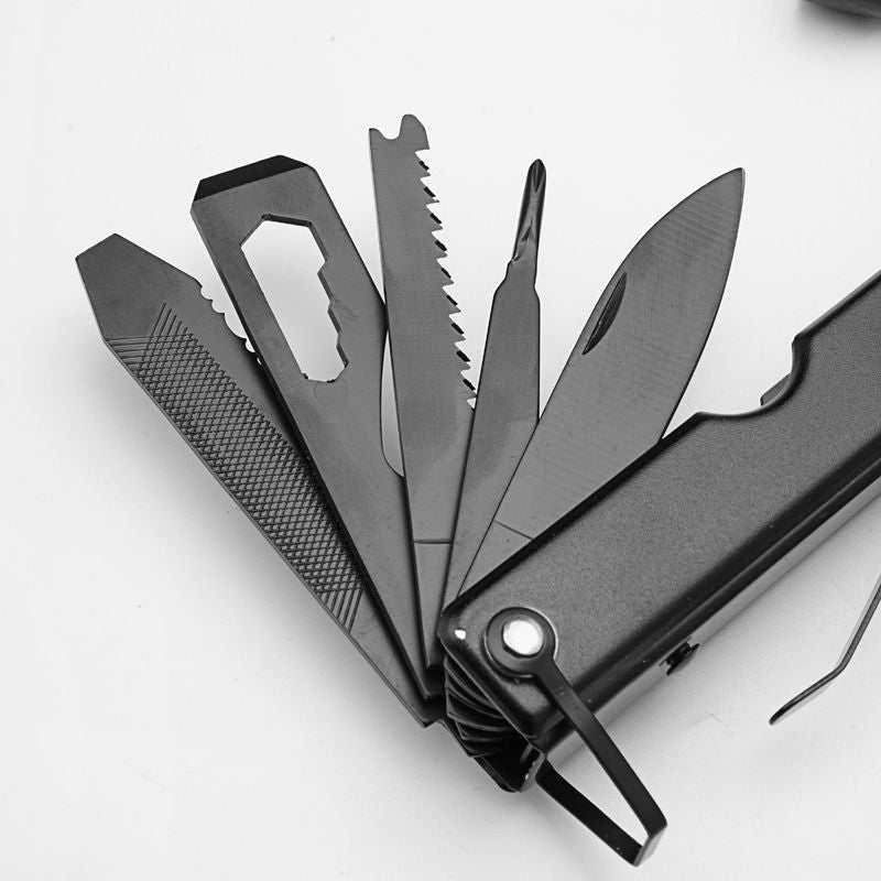 Outdoor camping multifunctional portable pliers hammer folding ground nail hammer vehicle lifesaving tool