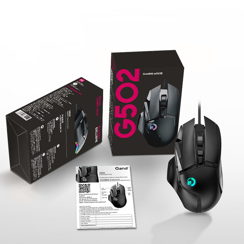 G502 wireless mouse 2.4G dual-mode office computer laptop RGB