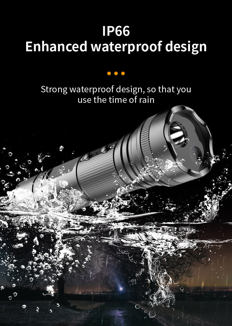 DV4000 Strong Light Flashlight Driving and Cycling Helmet Recorder 120 degree 4K HD Waterproof