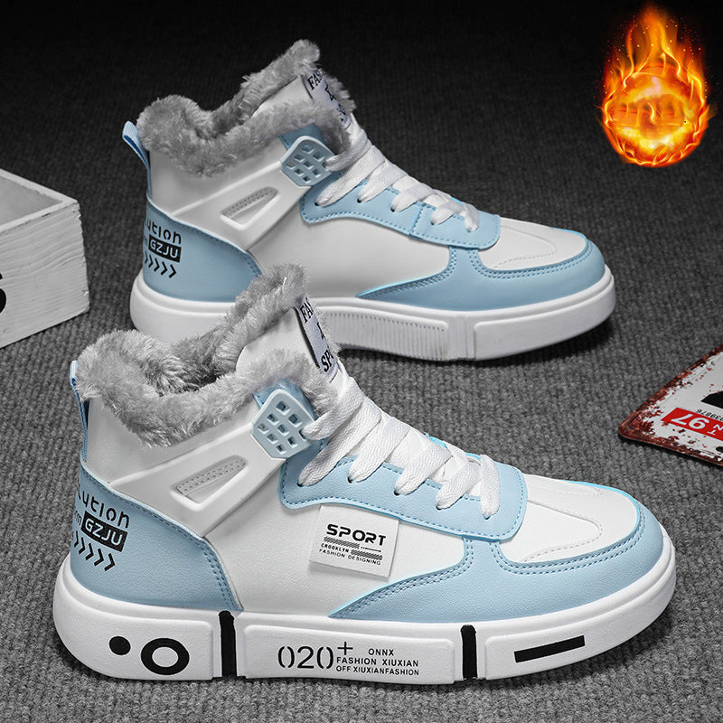 Winter Warm Men Shoes Waterproof Non-Slip Plush Sneakers Male shoes Boots Men Sneakers Winter