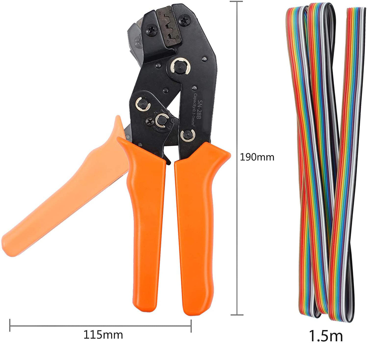 Ratchet crimping pliers