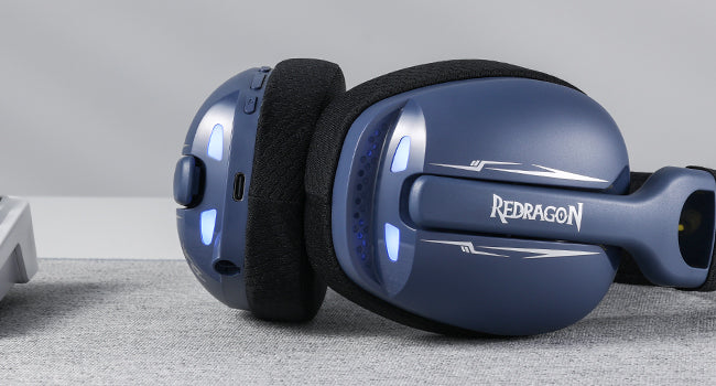 Redragon H878 Gaming Headset, 2.4Ghz/BT/Wired