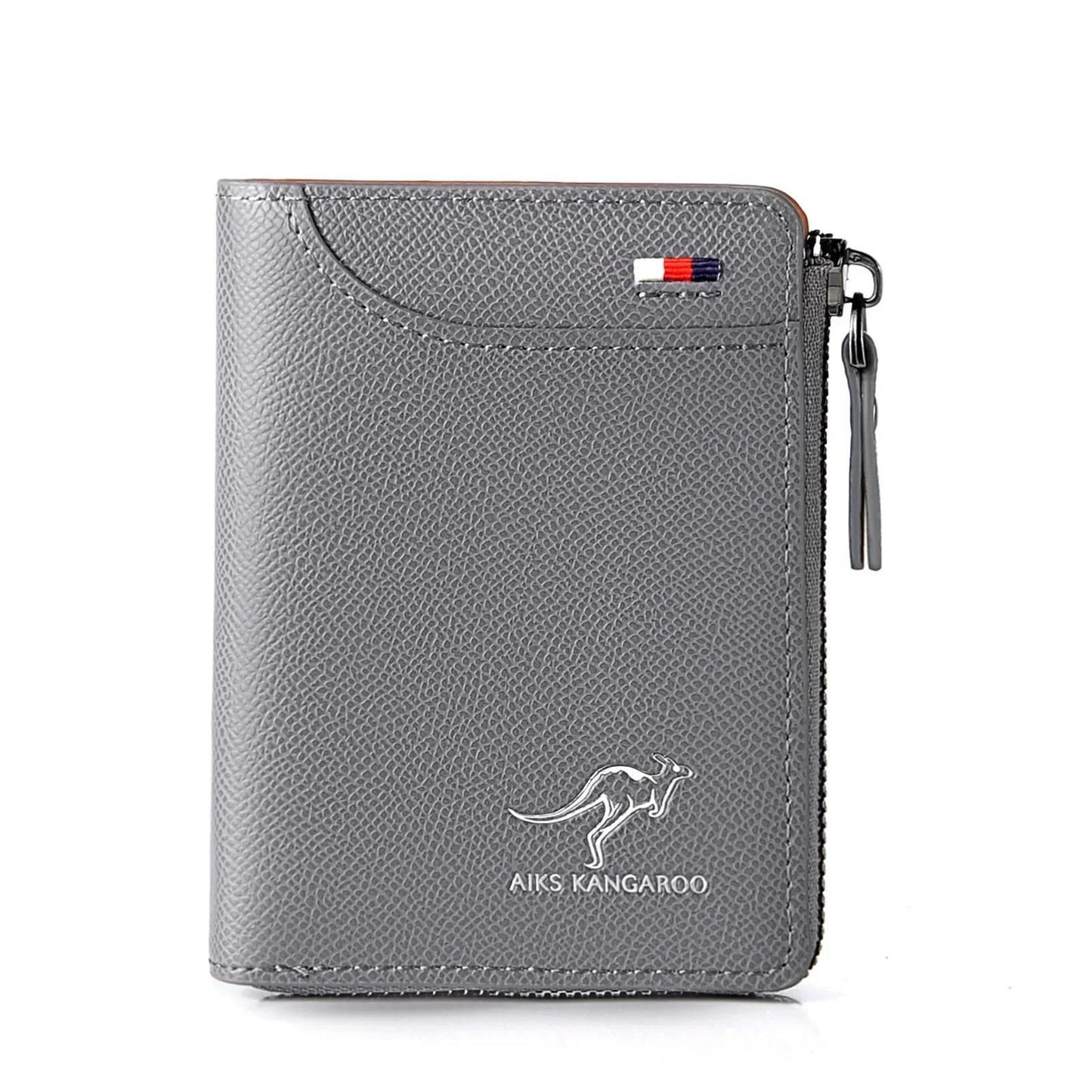 Men's Protected PU Leather Wallet Vintage Short Purse