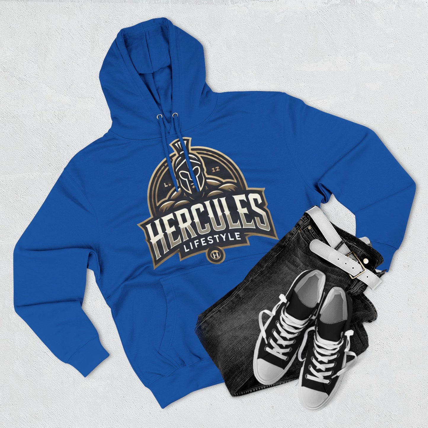 Hercules Three-Panel Fleece Hoodie