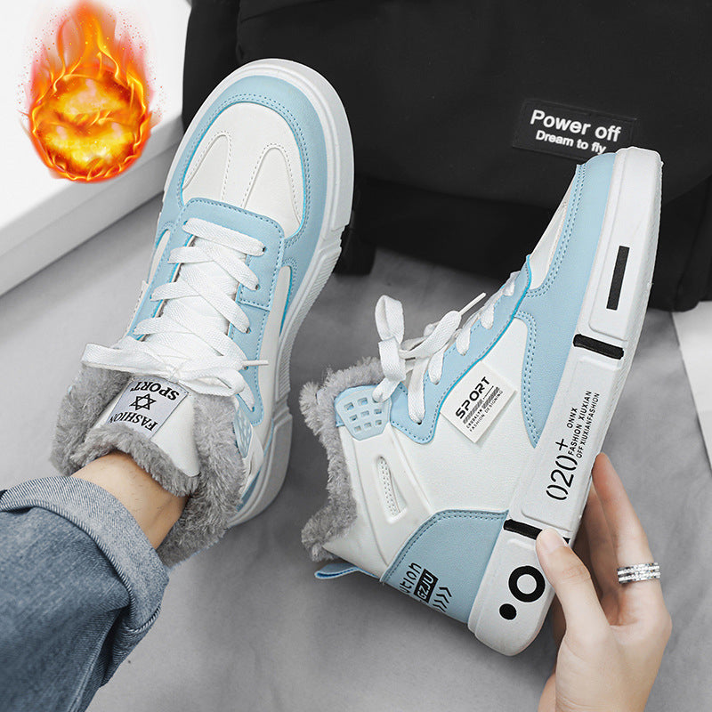 Winter Warm Men Shoes Waterproof Non-Slip Plush Sneakers Male shoes Boots Men Sneakers Winter