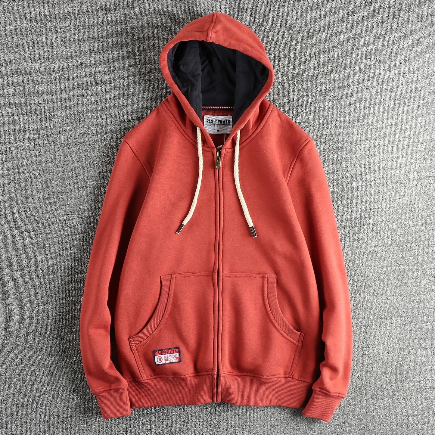 Cardigan Sweater Men's All-match Casual Solid Color Hoodie Fashion