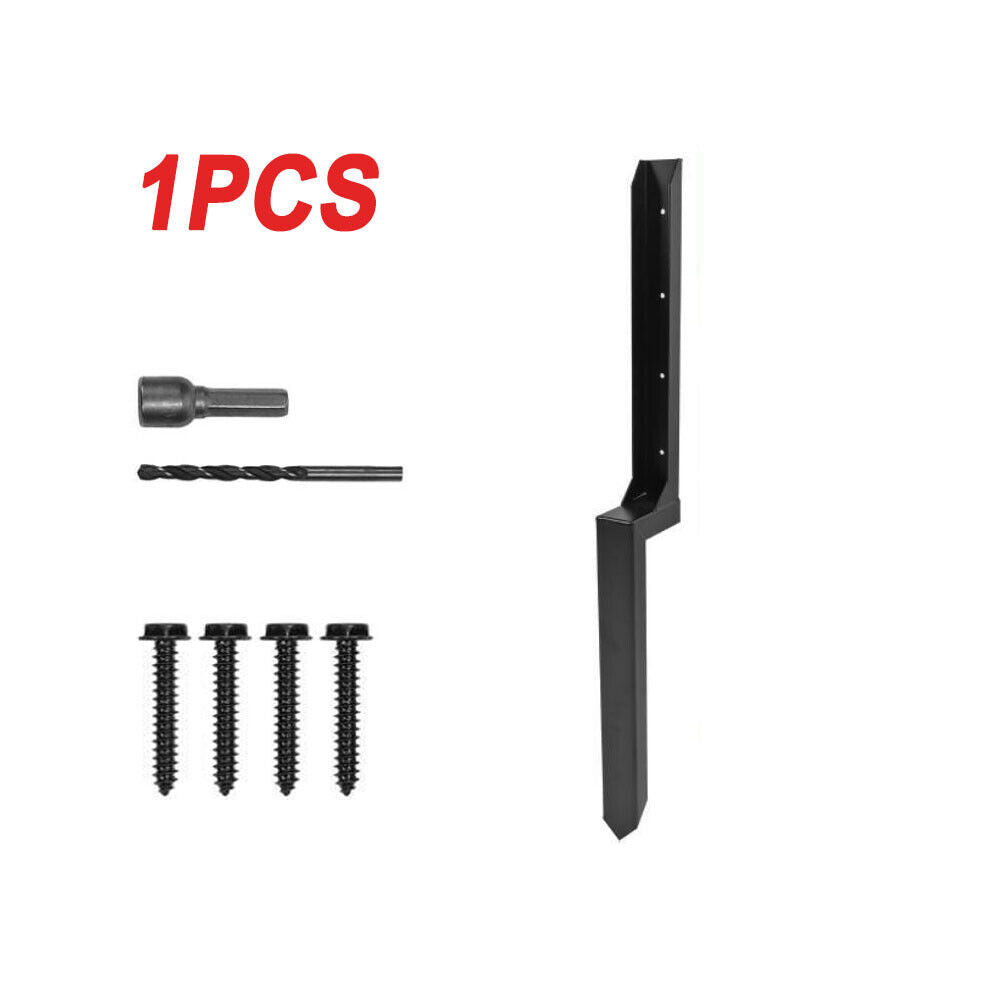 Heavy Duty Steel Fence Post Repair Stake Anchor Ground Spike 43 X 12x45cm